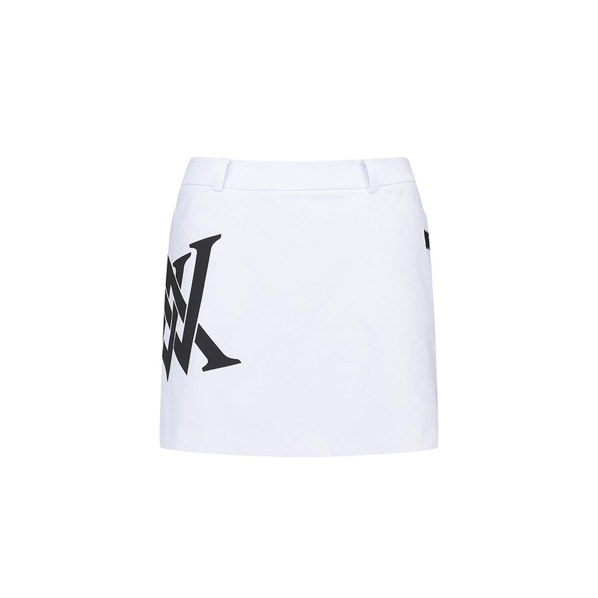 어뉴골프(ANEW GOLF) 여성 H-LINE BIG LOGO 스커트 AGCFWSQ02_WH