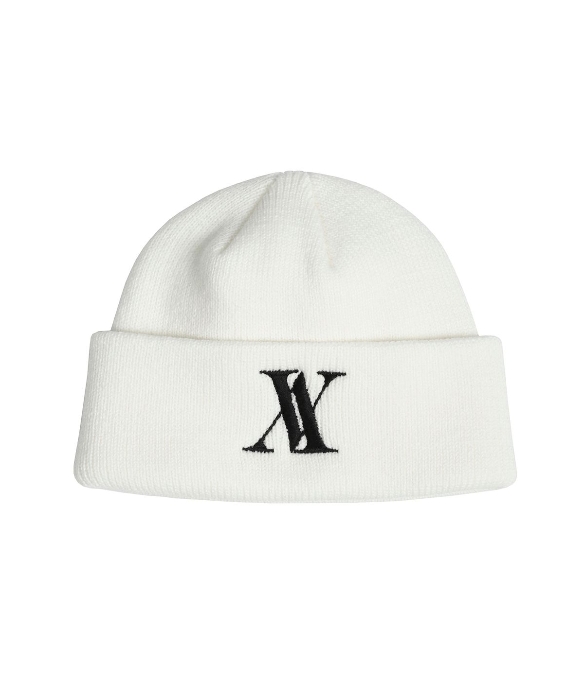 어반드레스(AVANDRESS) AV LOGO BEANIE WHITE