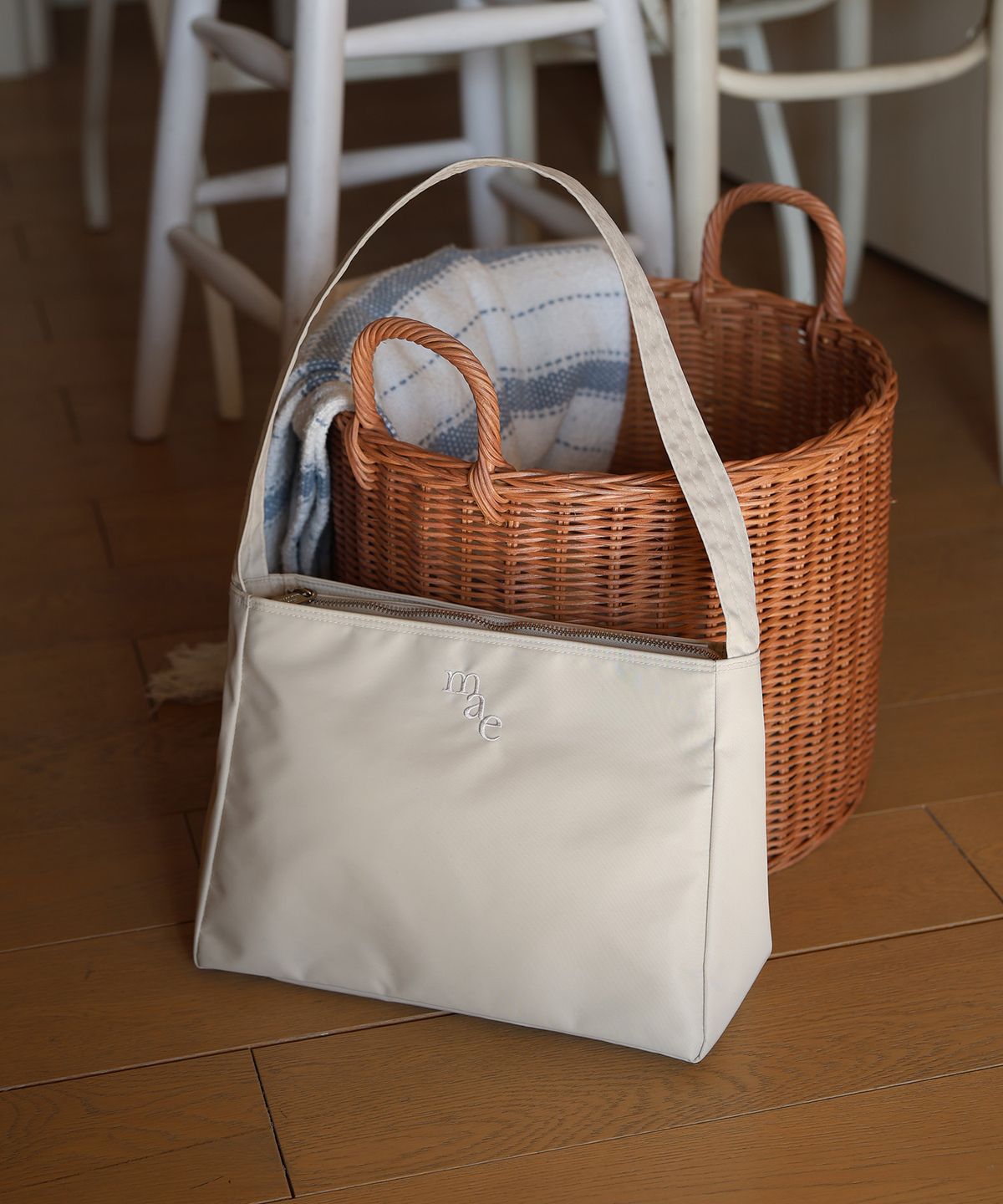 무쿠앤에보니(MUCU AND EBONY) Comfy Bag _ Warm Grey