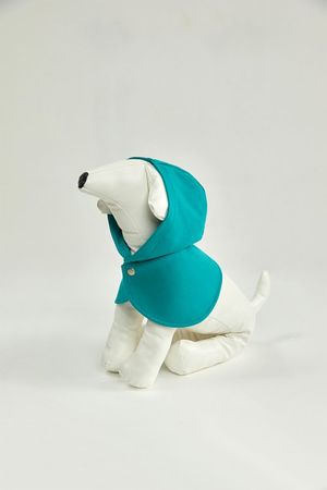 리사이클 펫 케이프 후드 _ 그린