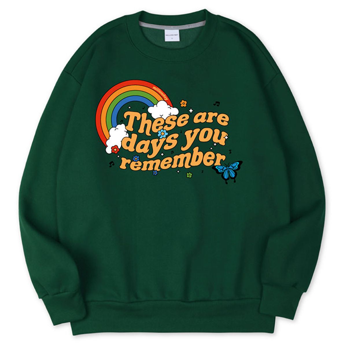 밀리언데이(MILLION DAY) MILLION RAINBOW SWEATSHIRT