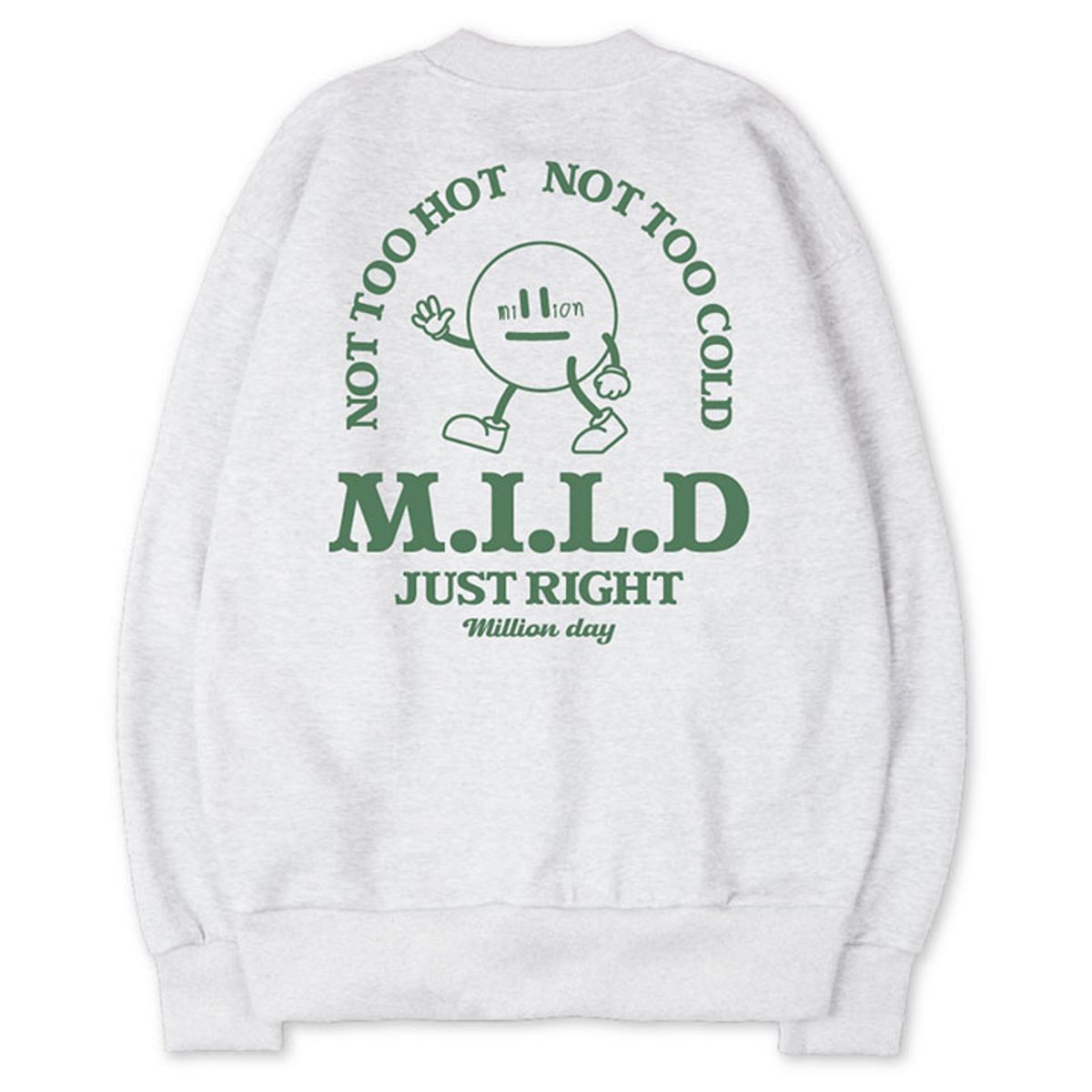 밀리언데이(MILLION DAY) MILLION MILD SWEATSHIRT