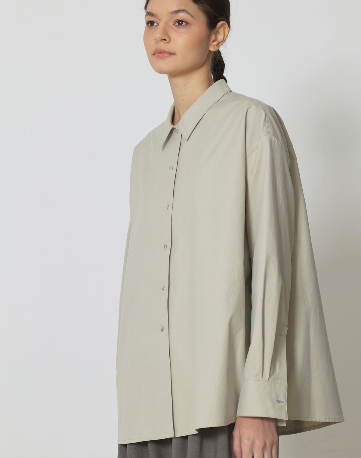 마누엘 에 기욤(MANUELLE ET GUILLAUME) Garçon cotton shirt soft khaki