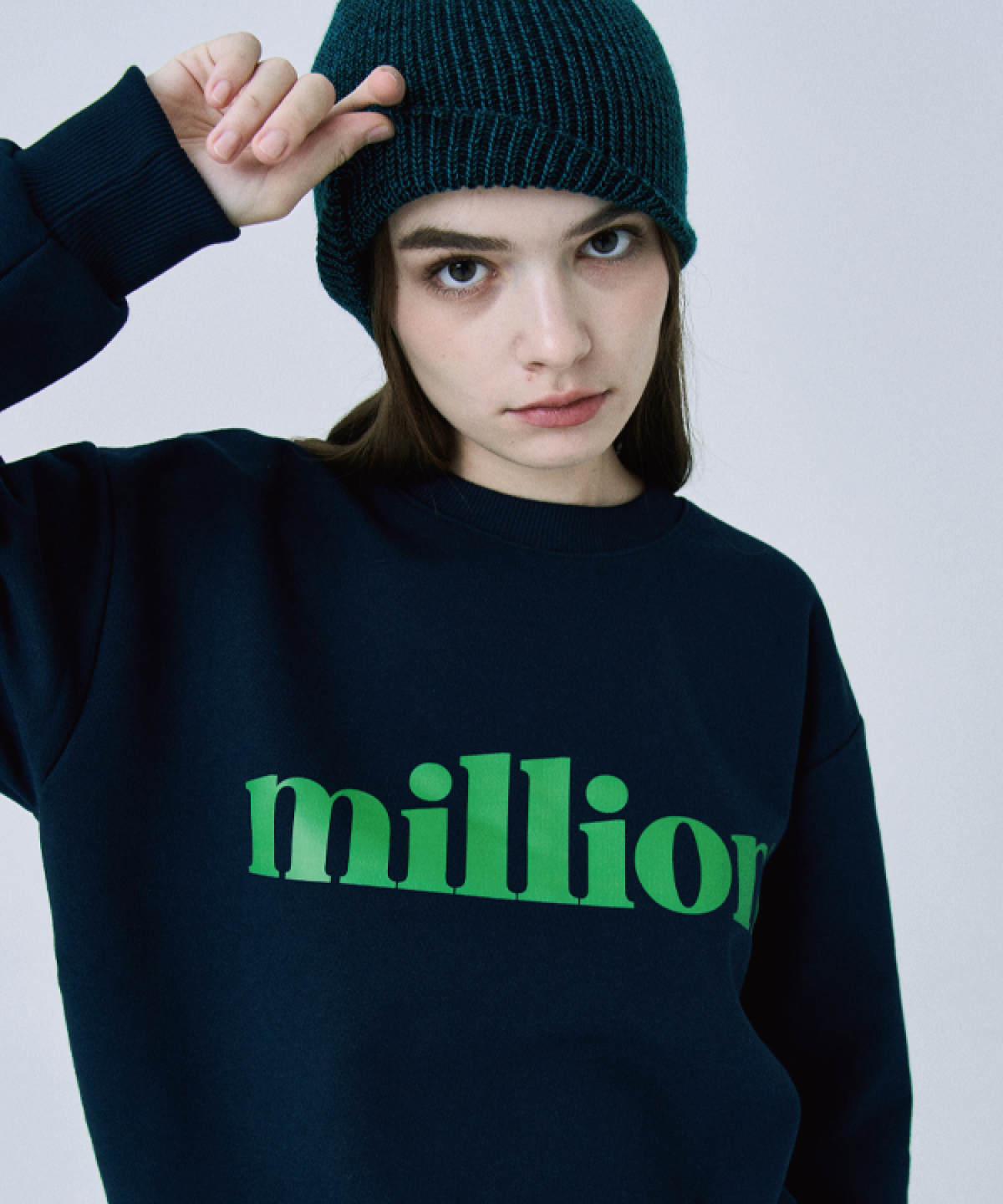밀리언데이(MILLION DAY) MILLION BIG LOGO SWEATSHIRT