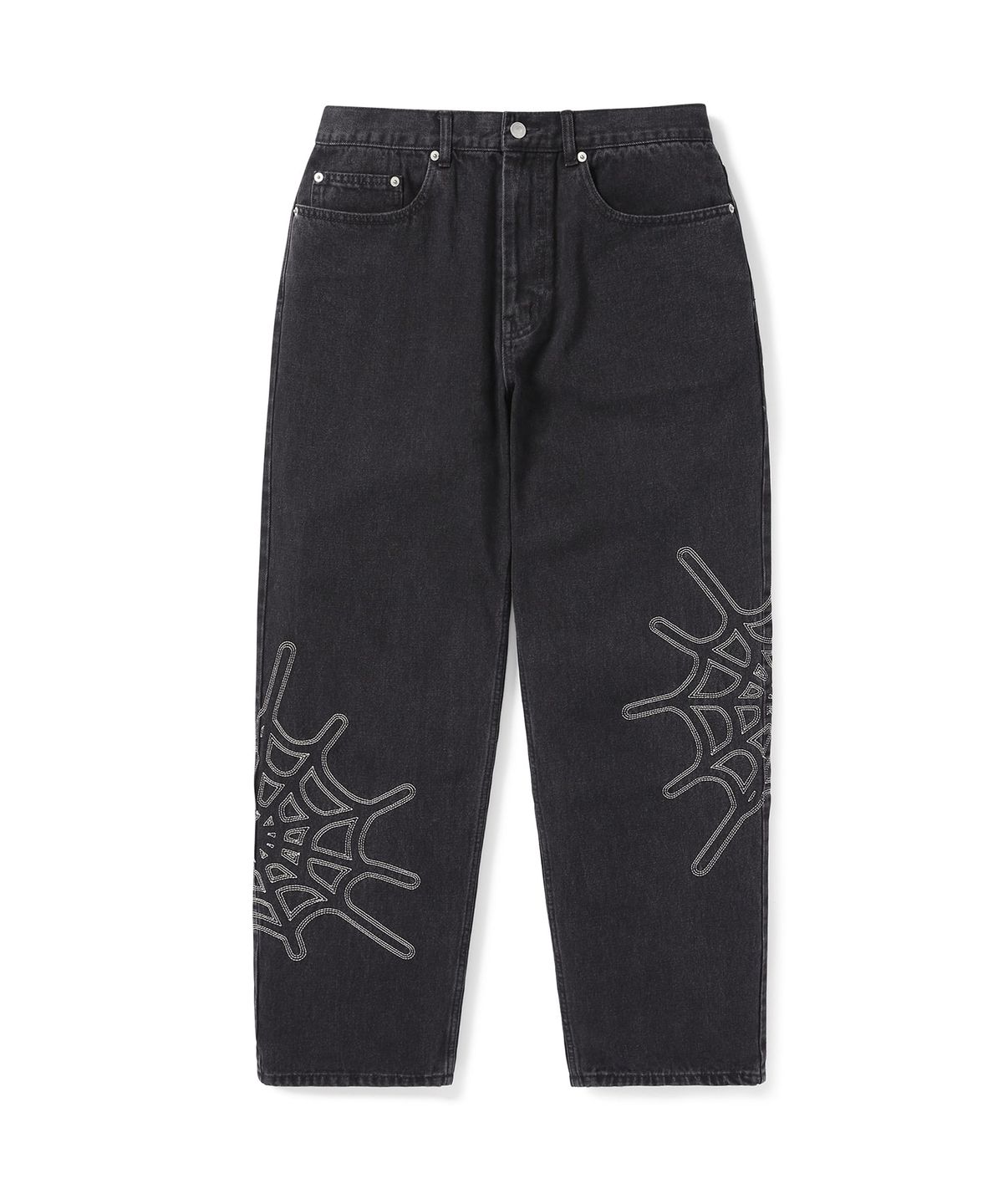 thisisneverthat Web Embroidery Jeans thisisneverthat Relaxed Jeans 
