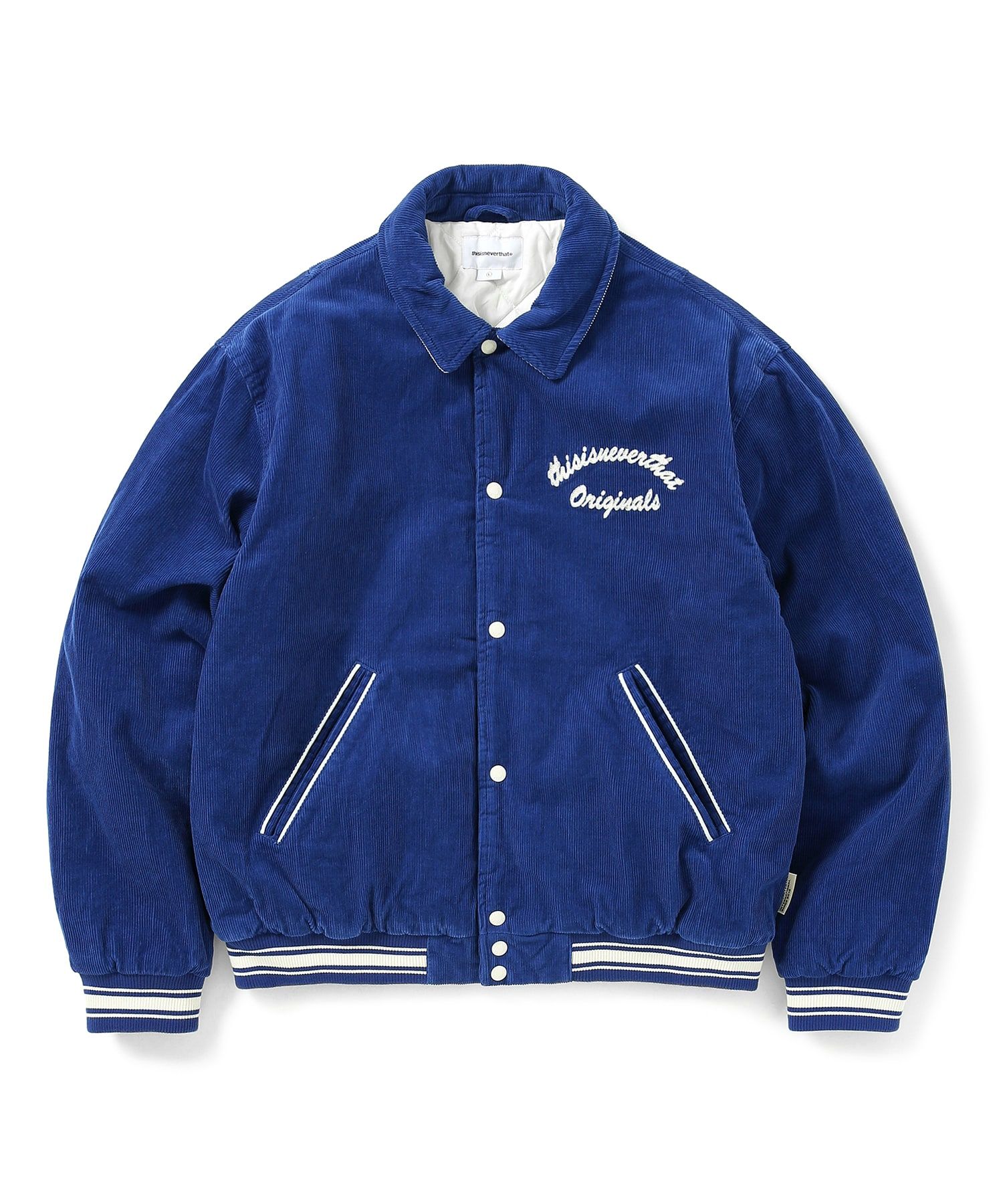 ジャケット・アウター thisisneverthat Corduroy Varsity Jacket MUSINSA | thisisneverthat Originals Corduroy Varsity Jacket Blue