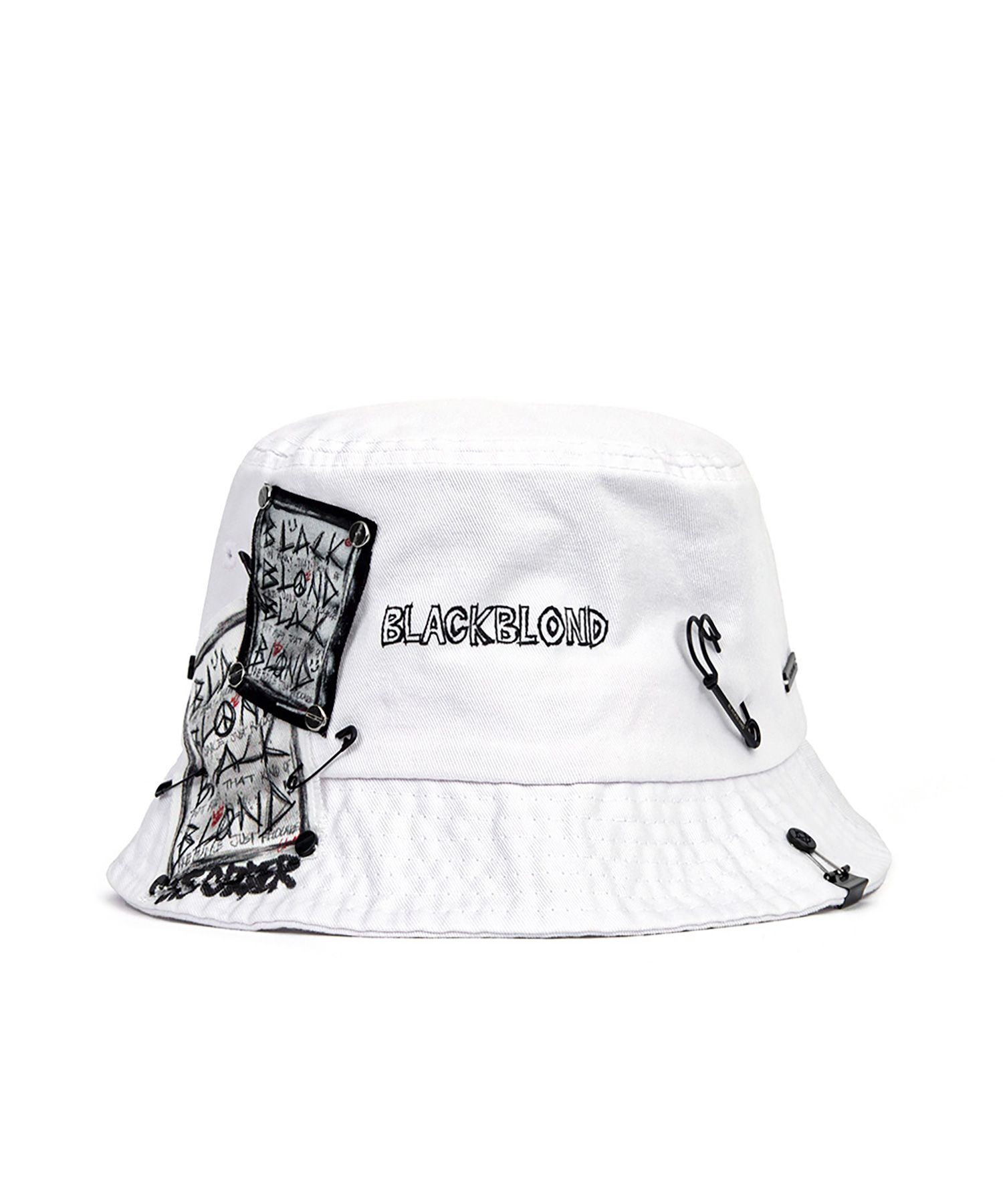 ハット BLACKBLOND Bibbidi Disorder Patch Bucket Hat White 222BH006W MUSINSA | BLACKBLOND BIBBIDI DISORDER PATCH BUCKET HAT (WHITE)
