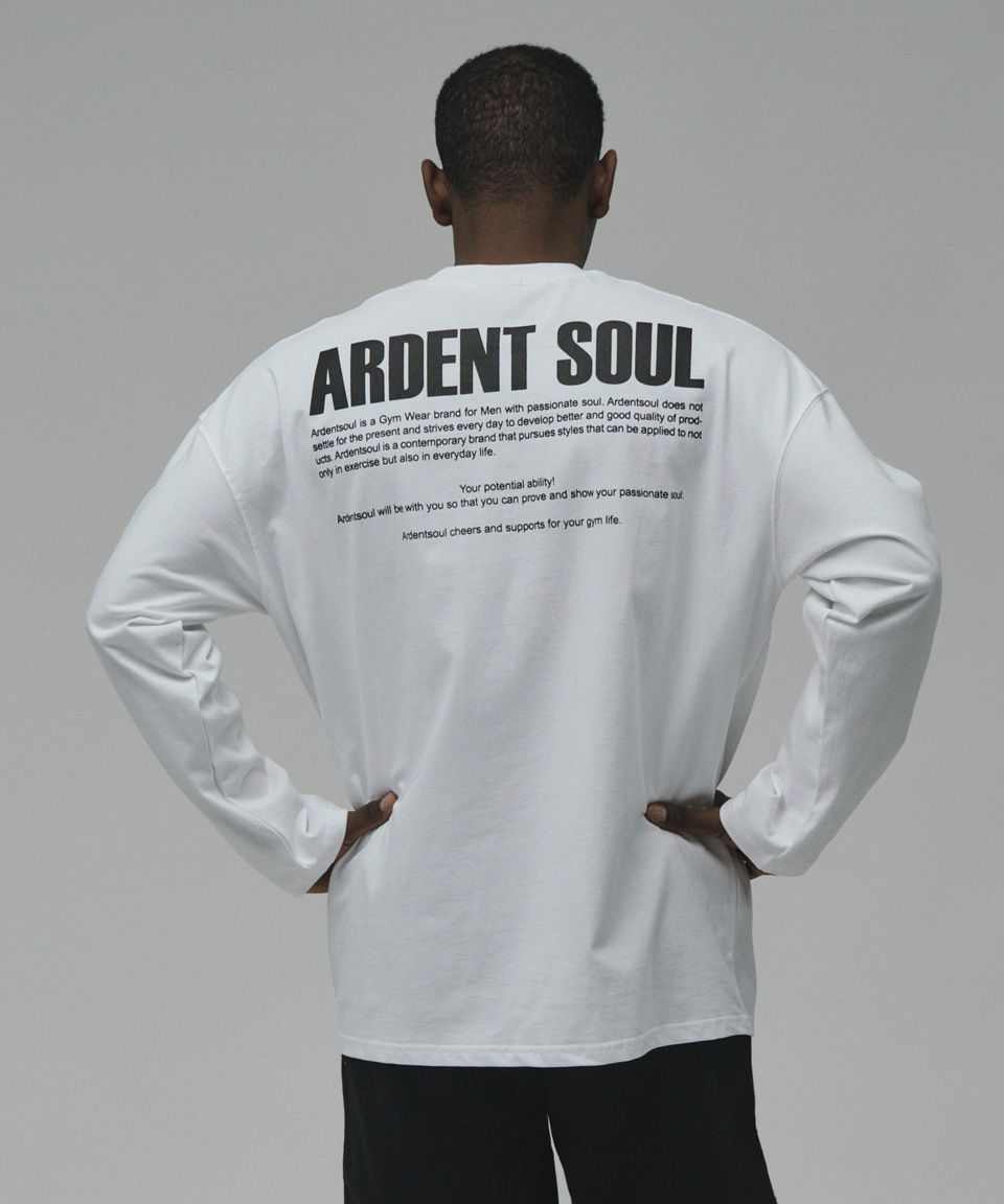 MUSINSA | ARDENTSOUL Adunt, Signature Back Logo Semi Oversized