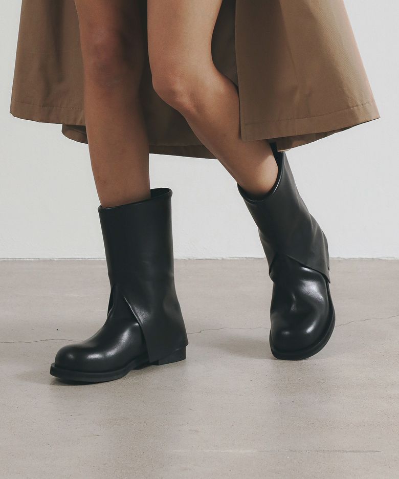 MOON WARMER  ANKLE BOOTS 22F02BK 문 워머 앵클부츠