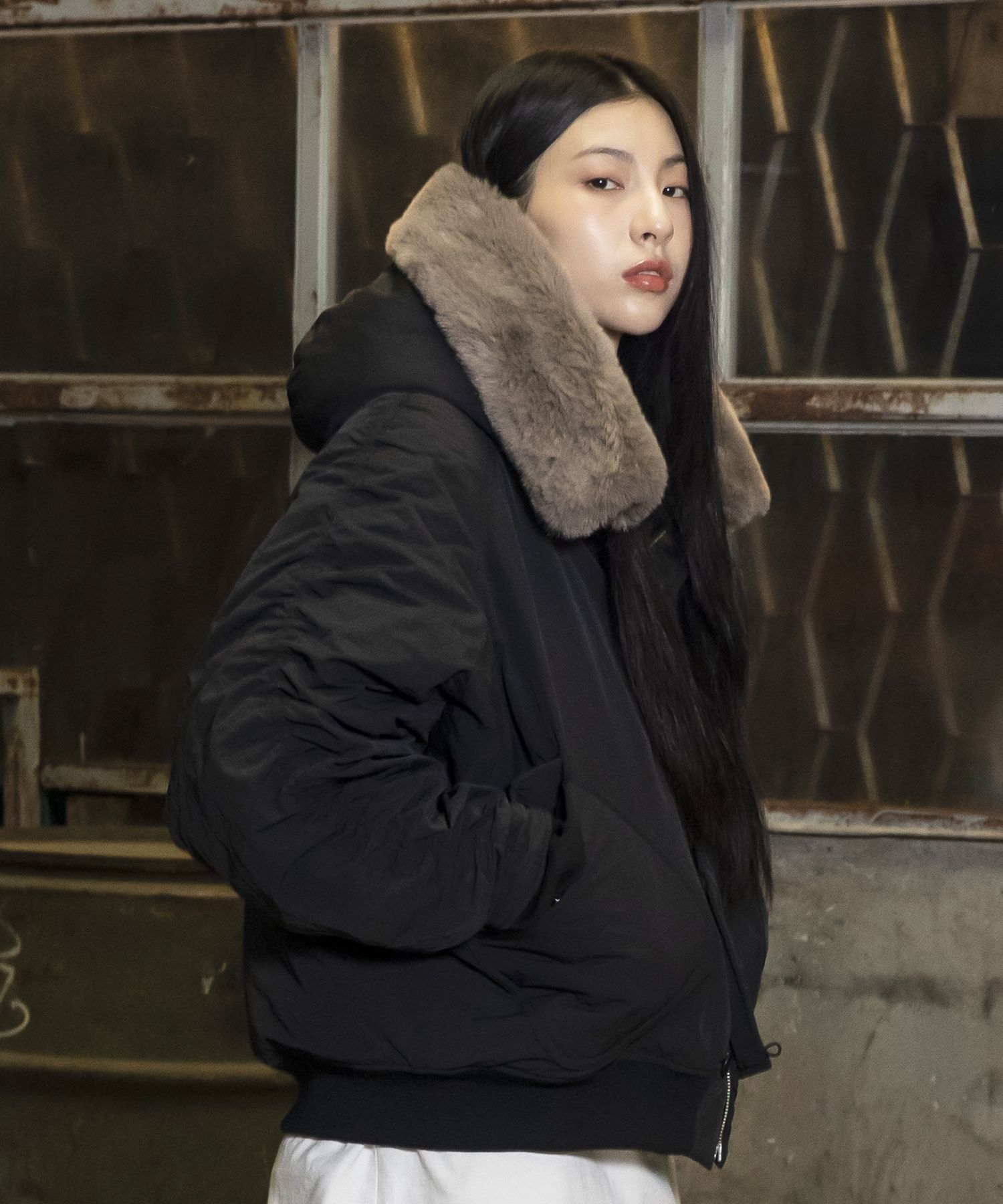 MUSINSA | XTONZ XJ73 Lena N-2B Parka (BLACK)