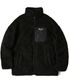 825 리버서블 쉘파 패딩 자켓 블랙