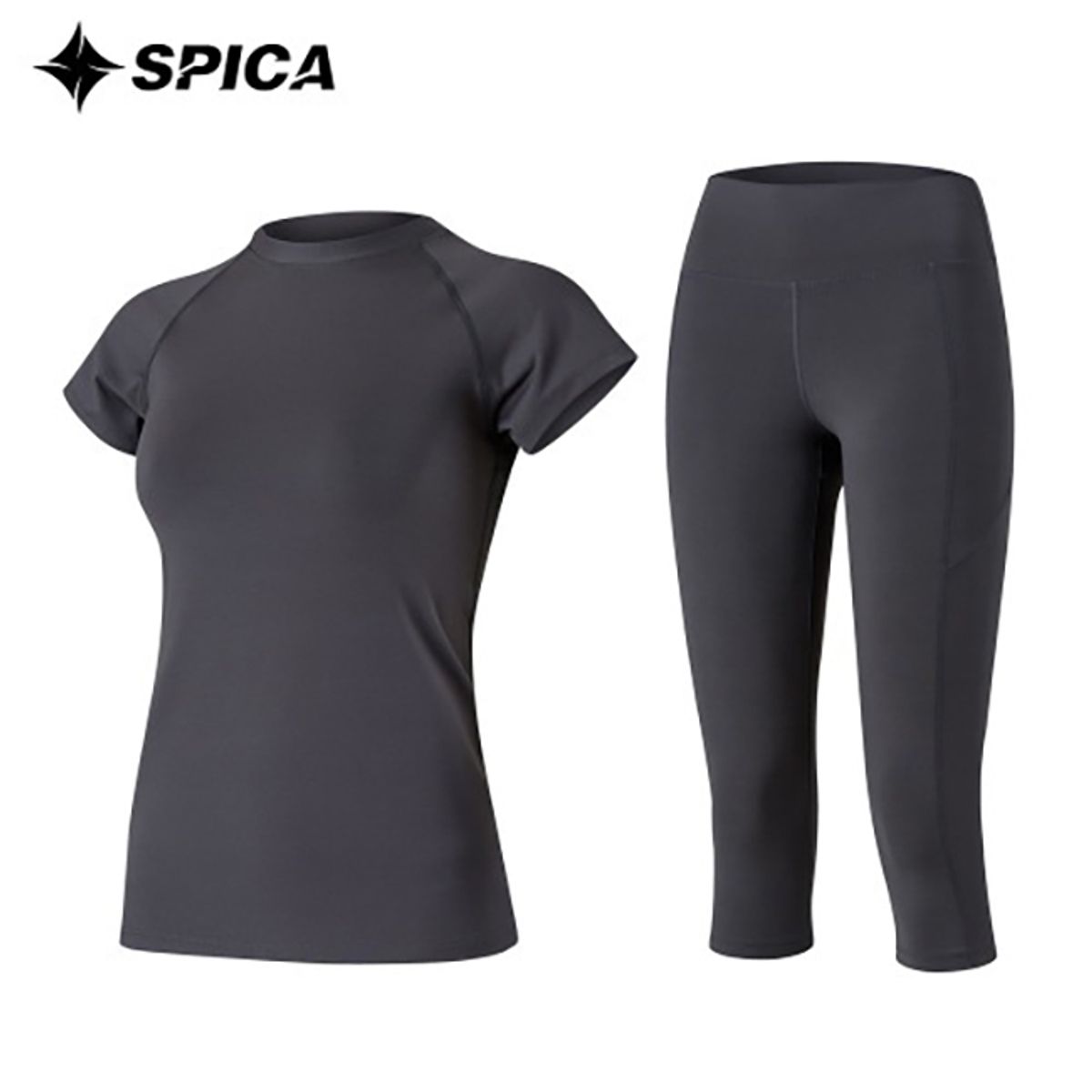 스피카(SPICA) 요가복세트 티셔츠 칠부레깅스 SPA508709
