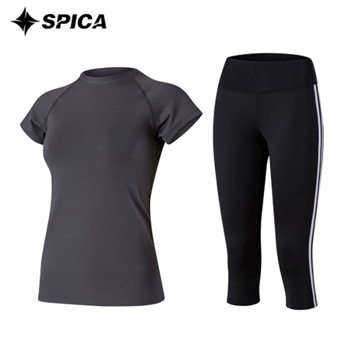 스피카(SPICA) 요가복세트 티셔츠 칠부레깅스 SPA508706