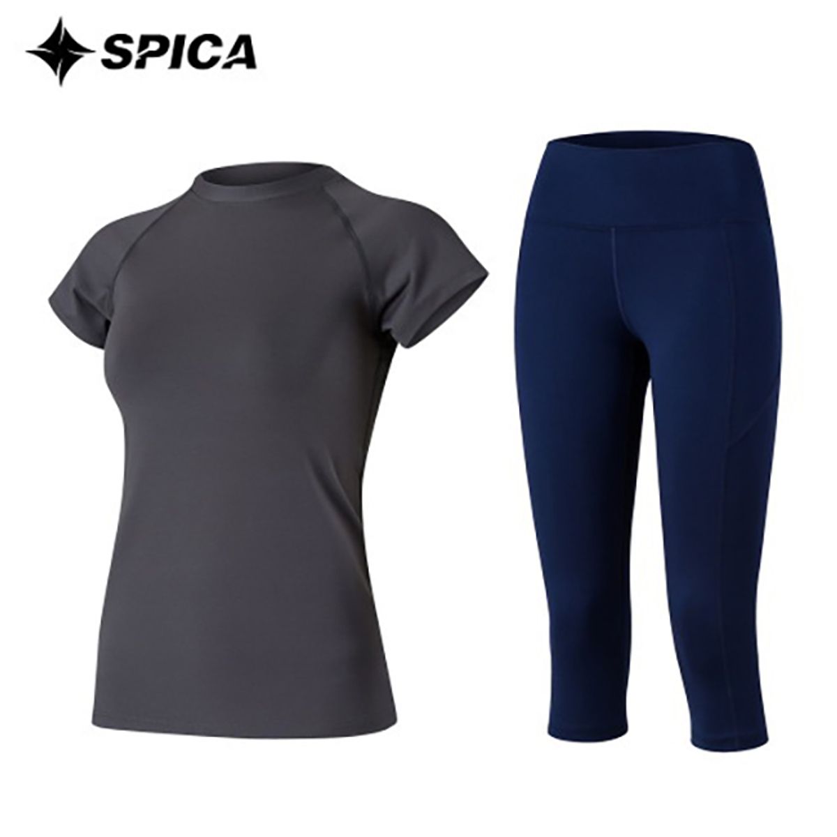 스피카(SPICA) 요가복세트 티셔츠 칠부레깅스 SPA508704