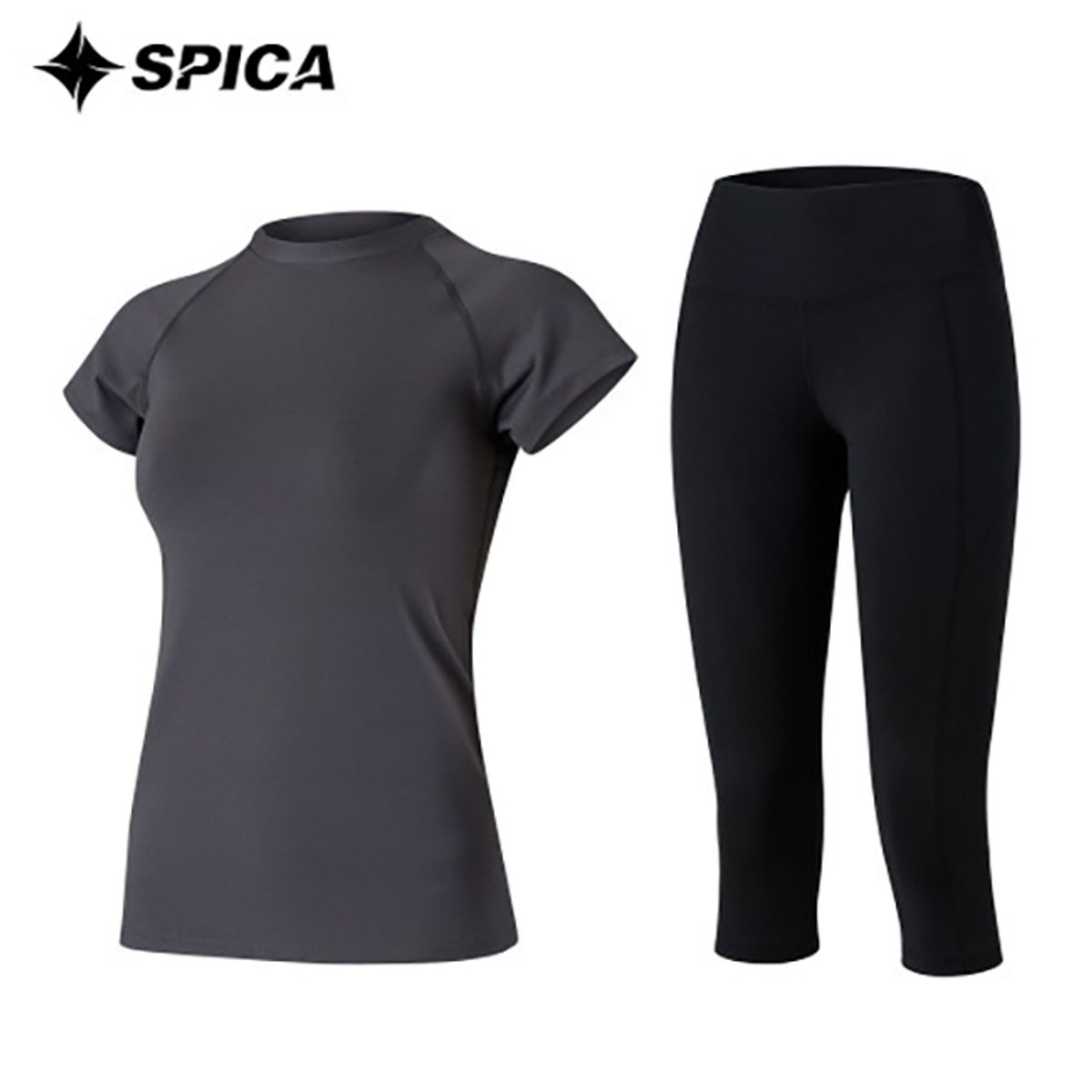 스피카(SPICA) 요가복세트 티셔츠 칠부레깅스 SPA508703