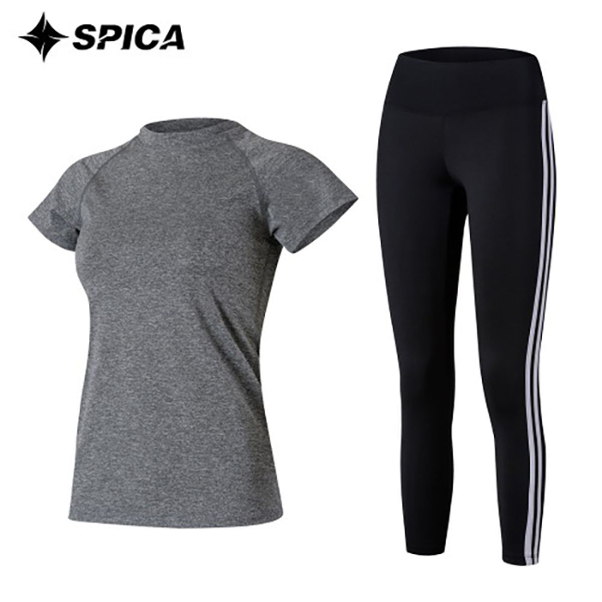 스피카(SPICA) 요가복세트 티셔츠 레깅스 SPA501506