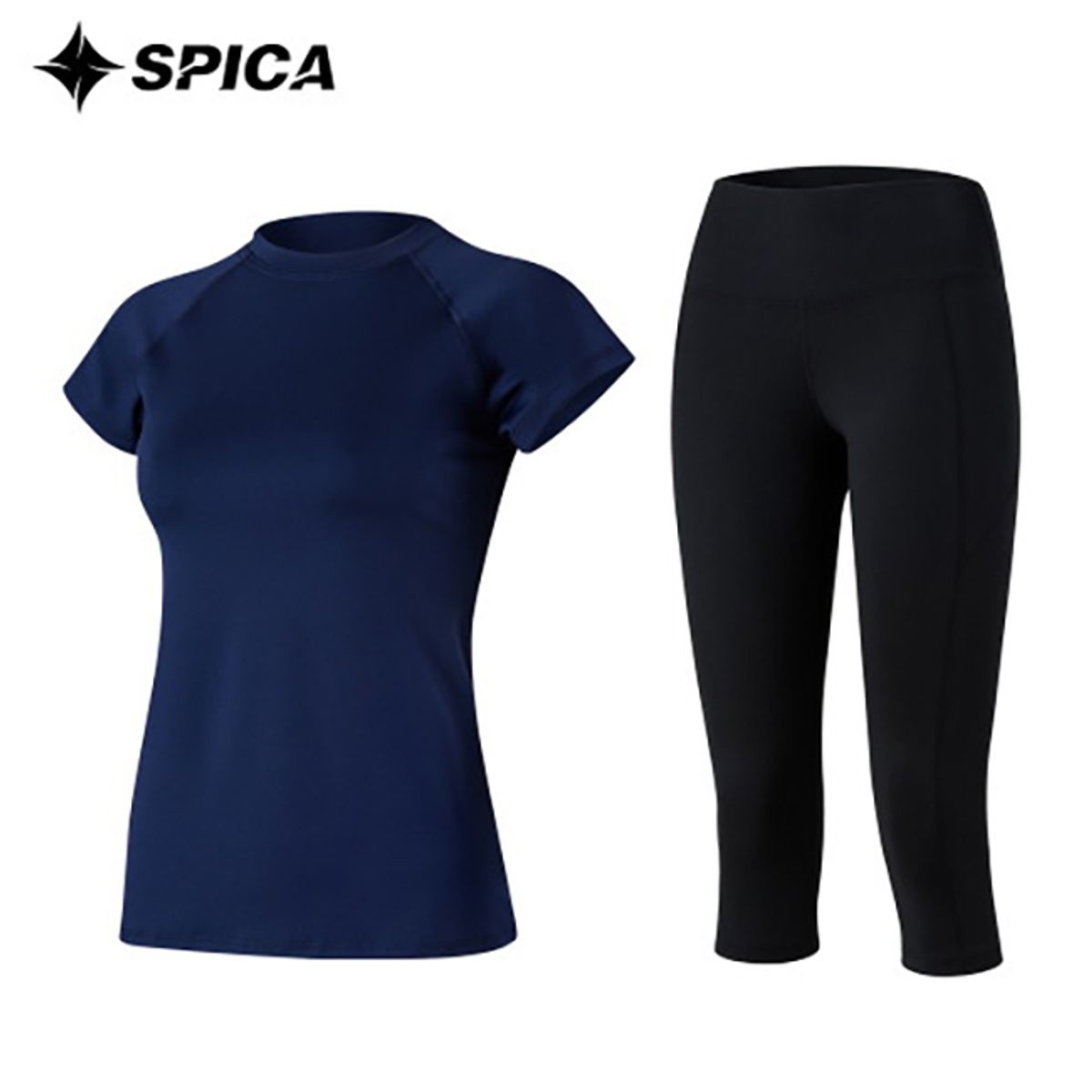스피카(SPICA) 요가복세트 티셔츠 칠부레깅스 SPA510703