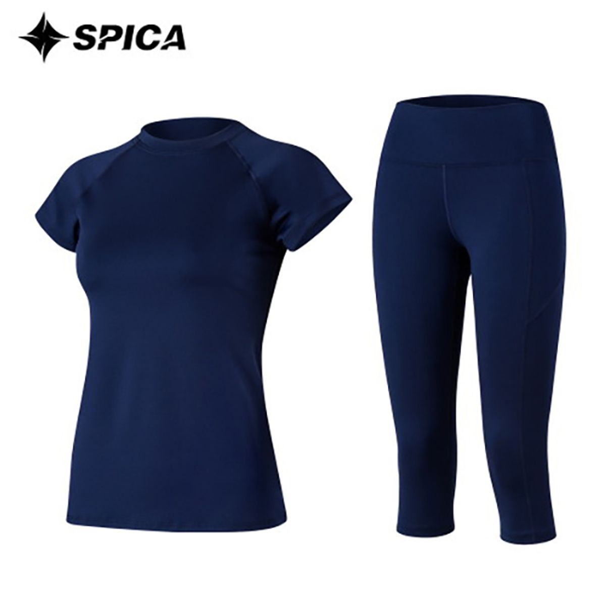스피카(SPICA) 요가복세트 티셔츠 칠부레깅스 SPA510704