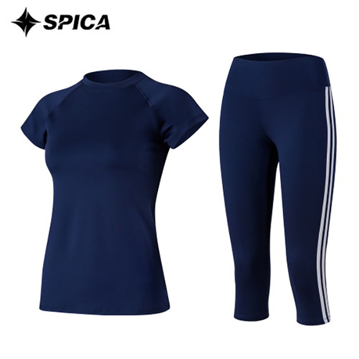 스피카(SPICA) 요가복세트 티셔츠 칠부레깅스 SPA510705
