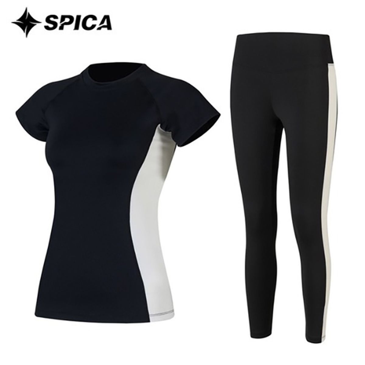 스피카(SPICA) 요가복세트 티셔츠 요가레깅스 SPA527840