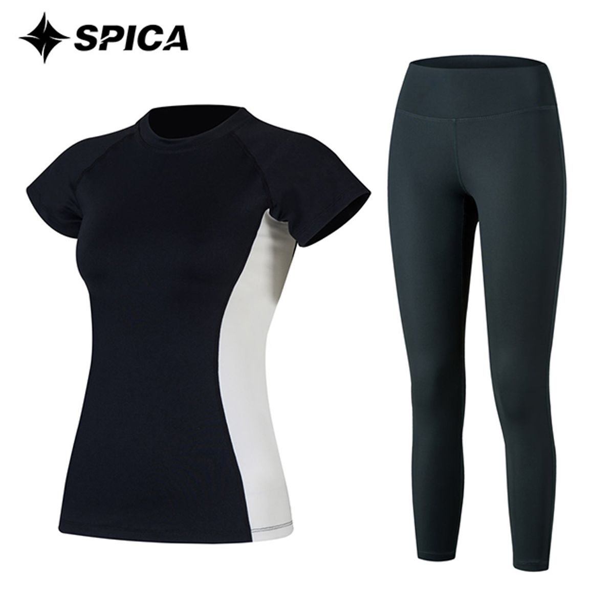 스피카(SPICA) 요가복세트 티셔츠 요가레깅스 SPA527830
