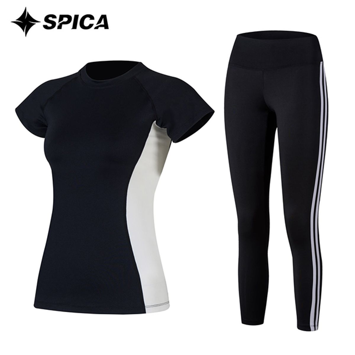 스피카(SPICA) 요가복세트 티셔츠 요가레깅스 SPA527506