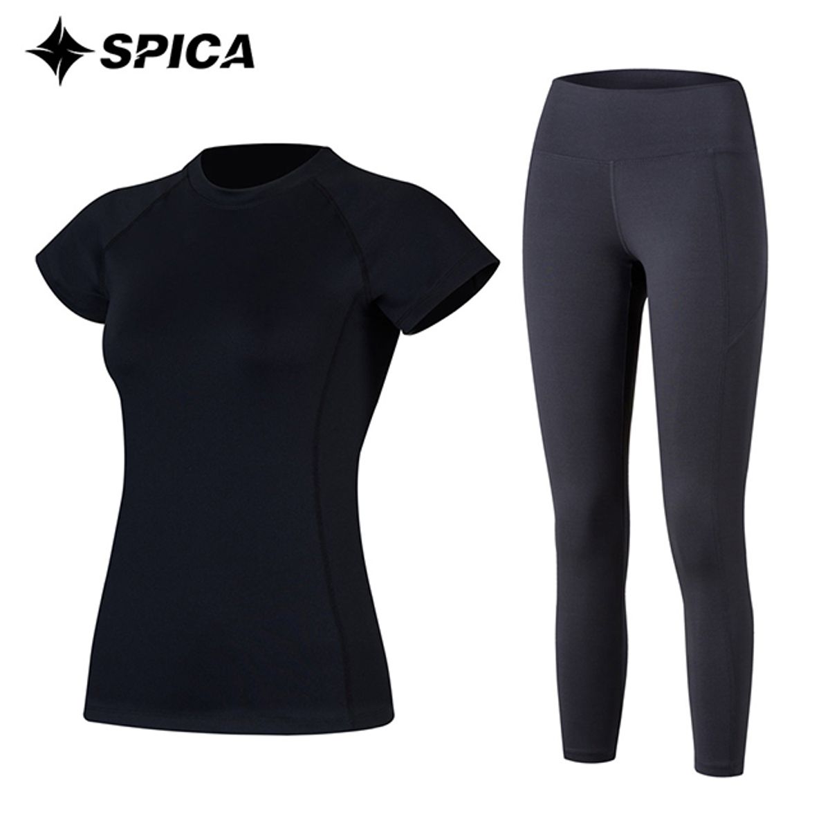 스피카(SPICA) 요가복세트 티셔츠 요가레깅스 SPA529509