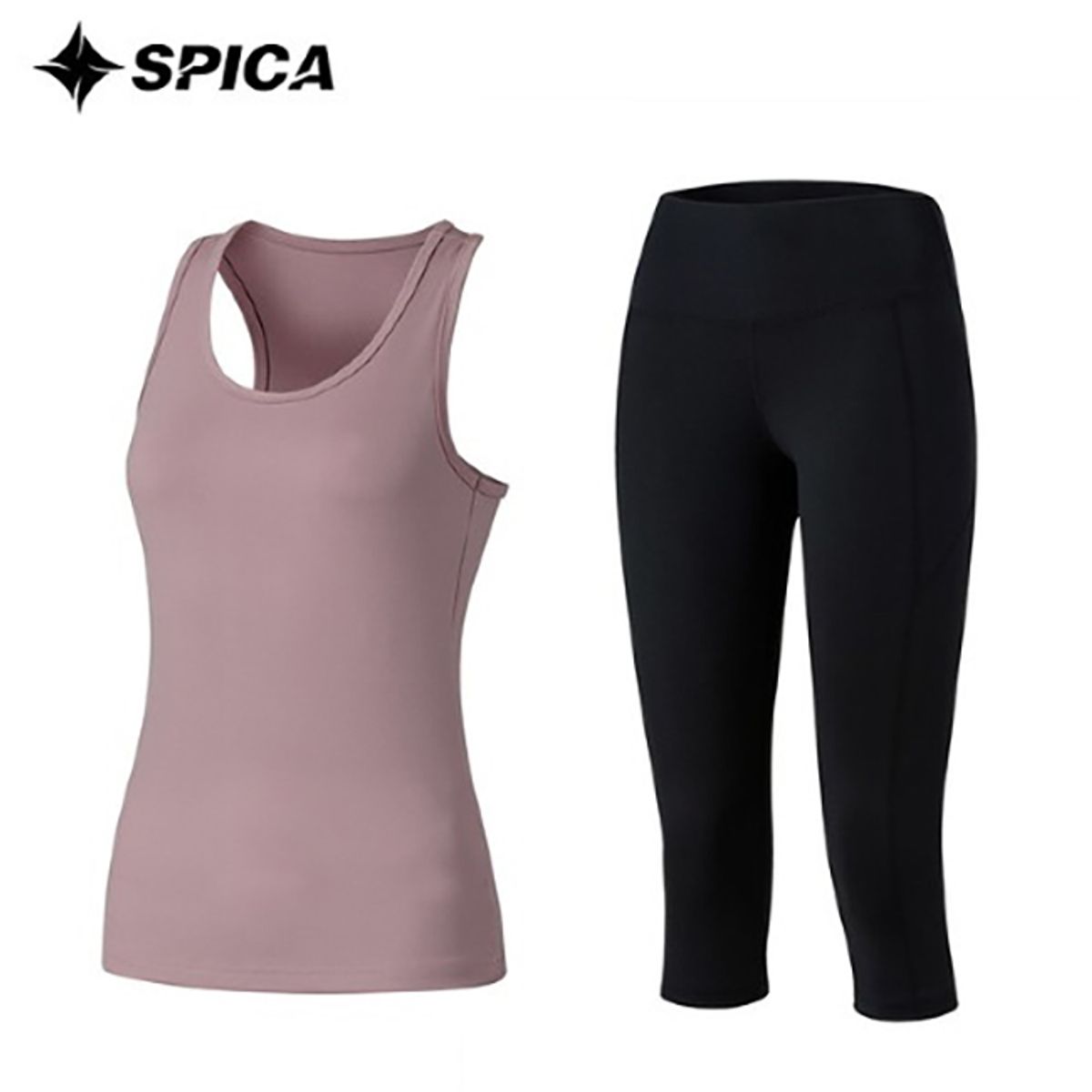 스피카(SPICA) 요가복세트 나시 칠부레깅스 SPA616703