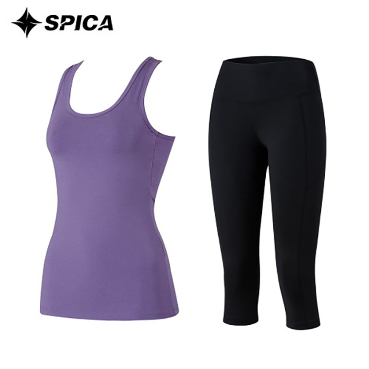 스피카(SPICA) 요가복세트 나시 칠부레깅스 SPA615703