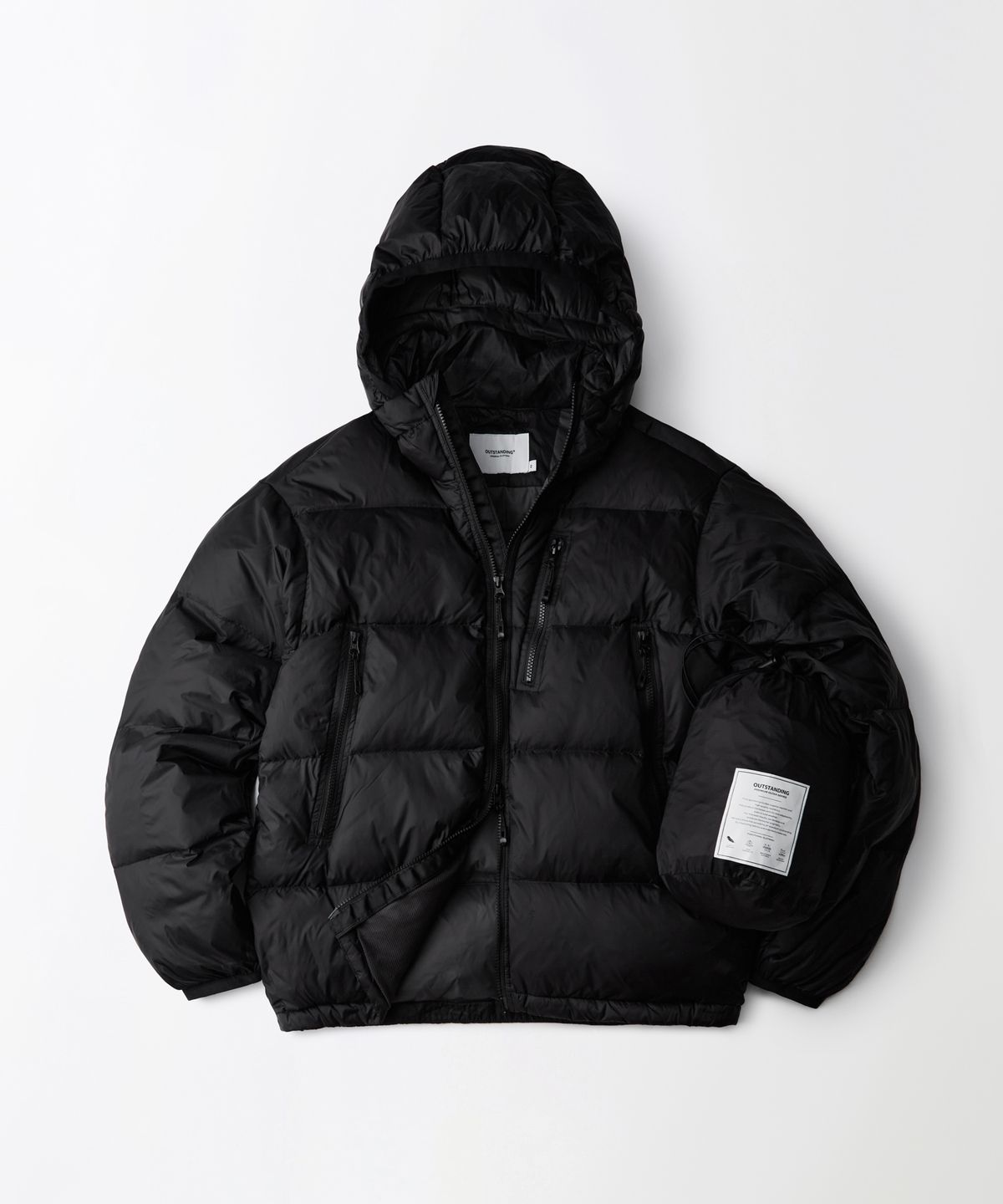 아웃스탠딩(OUTSTANDING) MOUNTAIN DOWN PARKA_BLACK