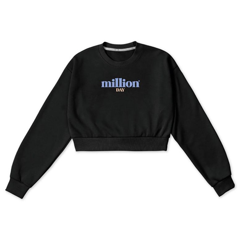 MILLION SMALL CROP SWEATSHIRT