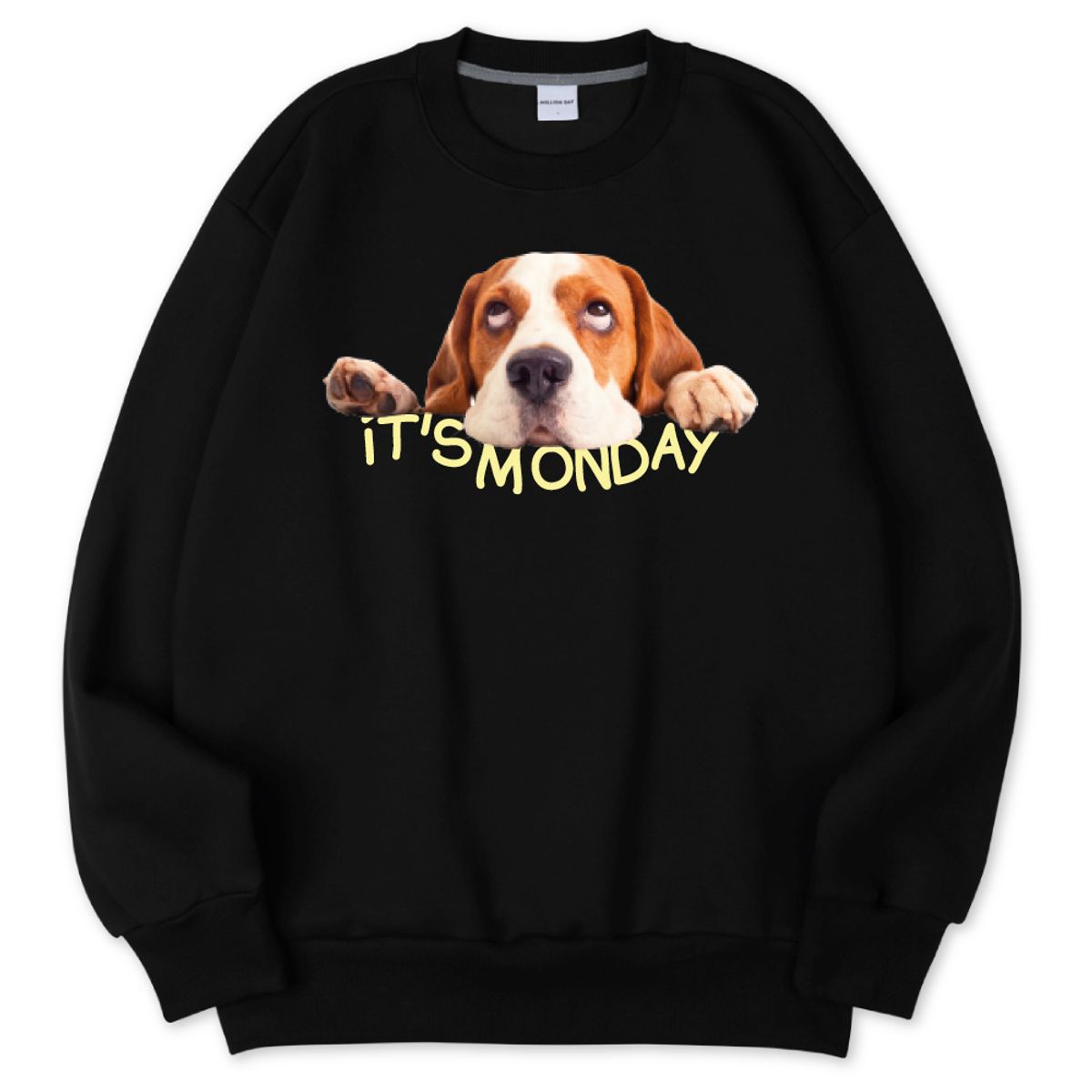 밀리언데이(MILLION DAY) MILLION MONDAY PUPPY SWEATSHIRT