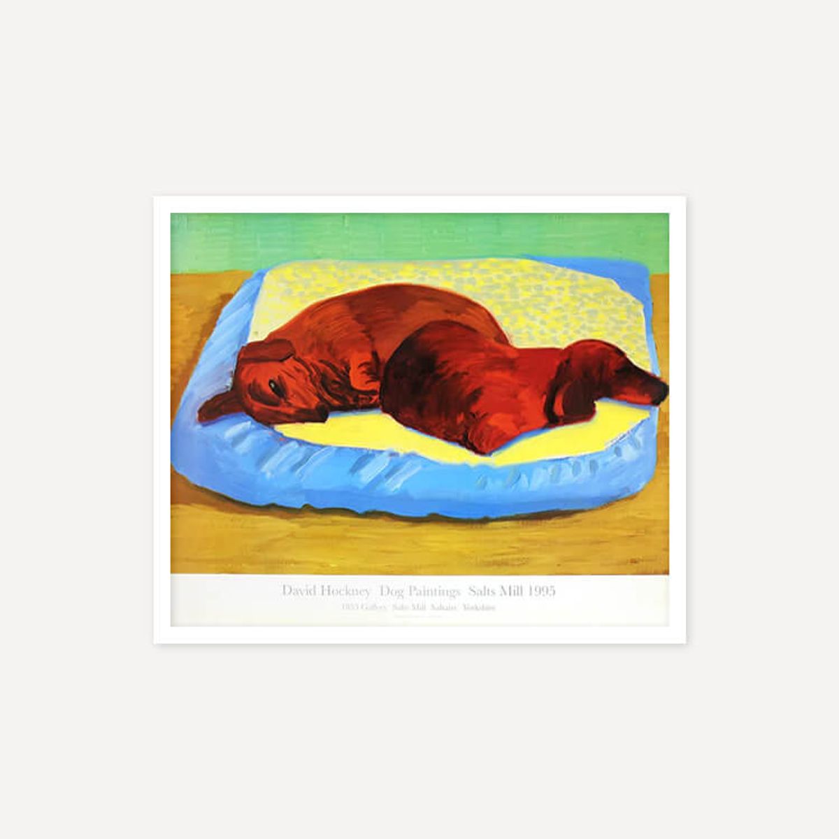 그릿시즌(GREET SEASON) 데이비드 호크니 Dog 43 (액자 포함)