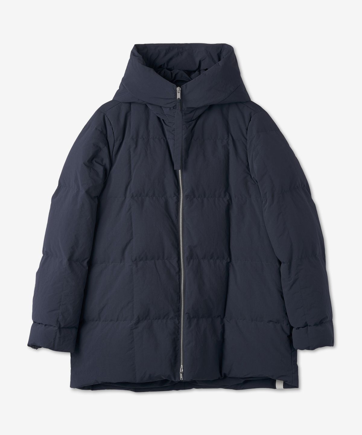 질 샌더(JIL SANDER) 퀼트 후드 다운 패딩 - 네이비 / J40AF0014J70008402