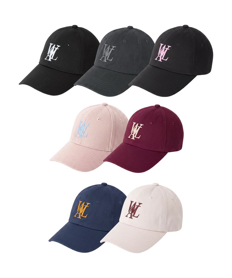 Deep signature logo ball cap(7colors)