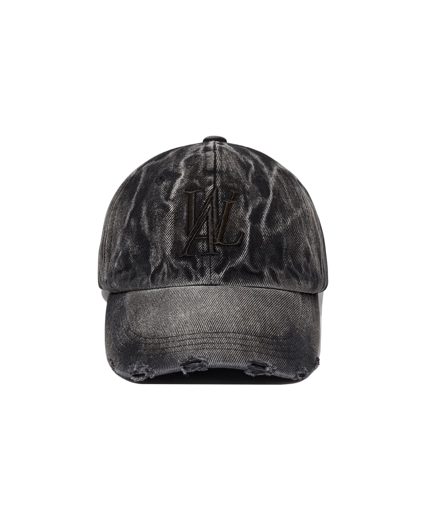 ハット WOOALONG Signature denim damage ball cap DARK GREY SE5AAC10 MUSINSA公式 | WOOALONG Signature denim damage ball cap_DARK GRAY