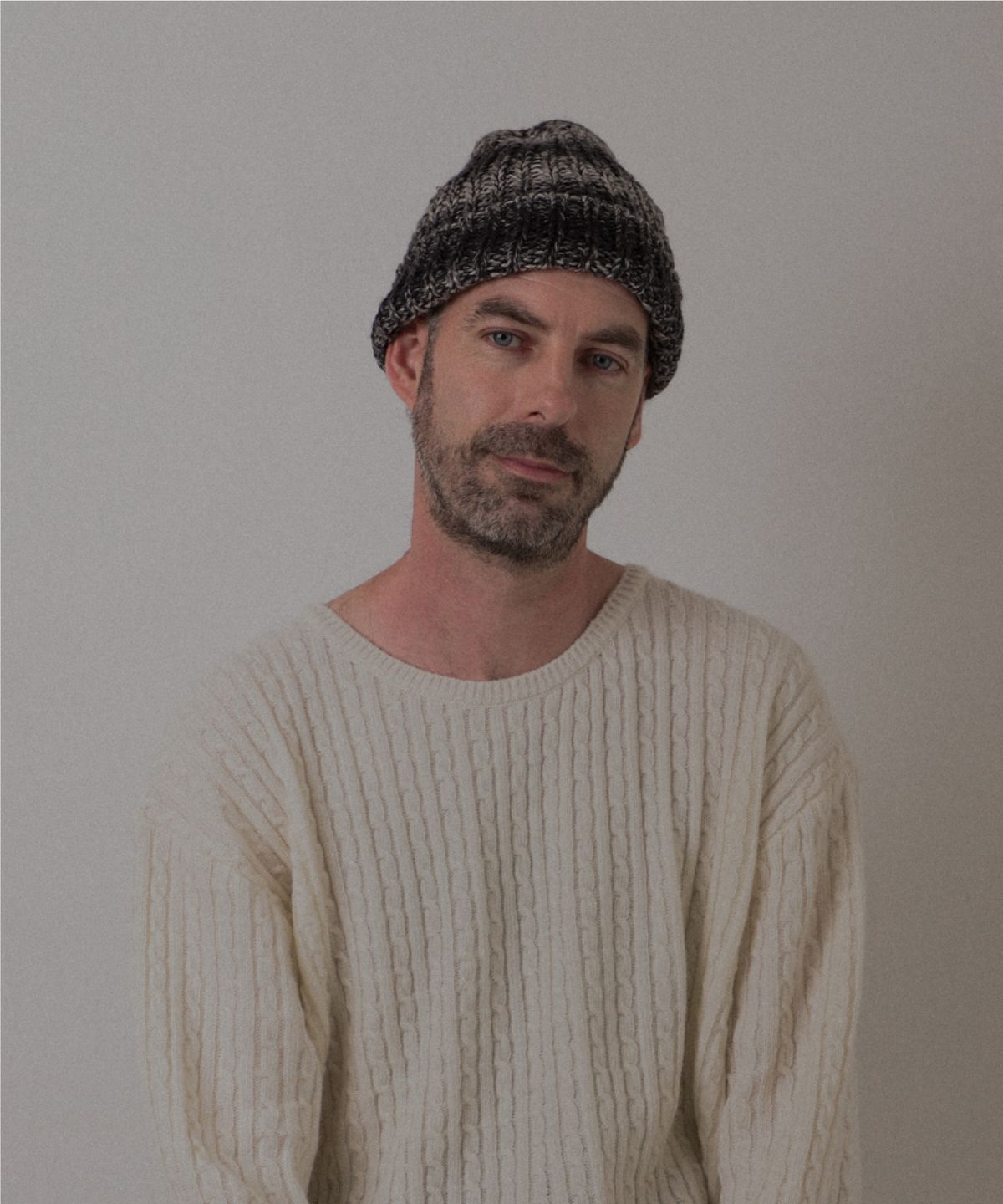 테스터먼트(TESTAMENT) Two tone stripe beanie