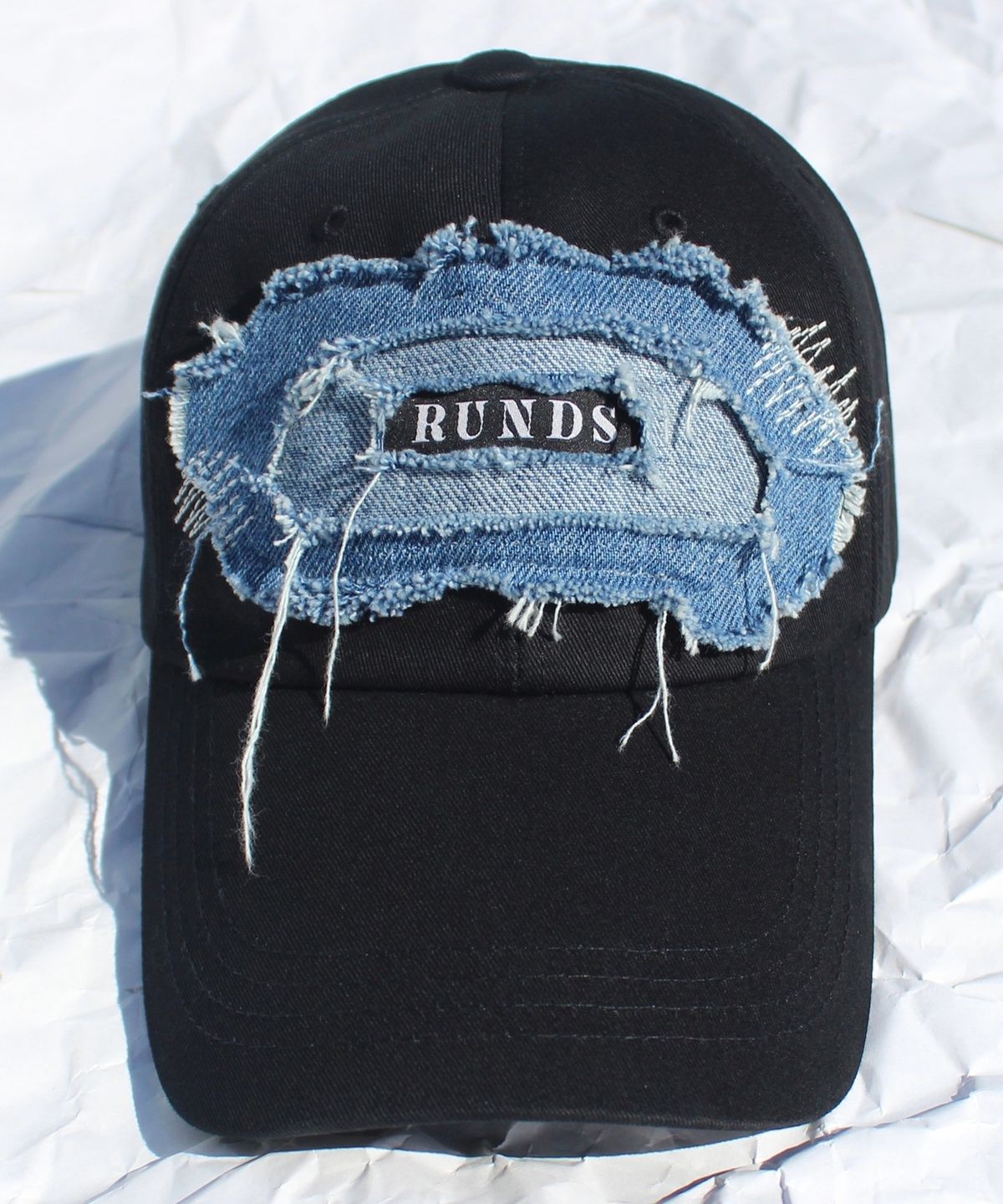 런디에스(RUNDS) 데님 패치워크 볼캡 (데님)