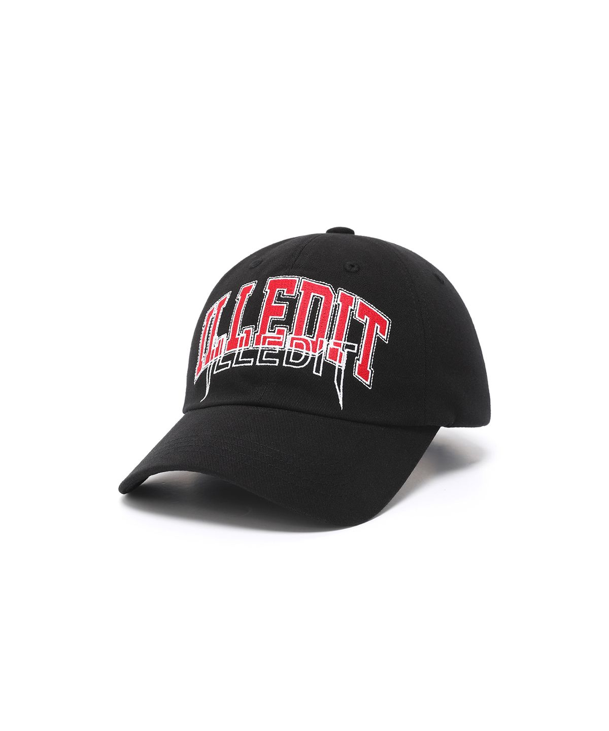 일레딧(ILLEDIT) ARCH LOGO BALLCAP BLACKRED