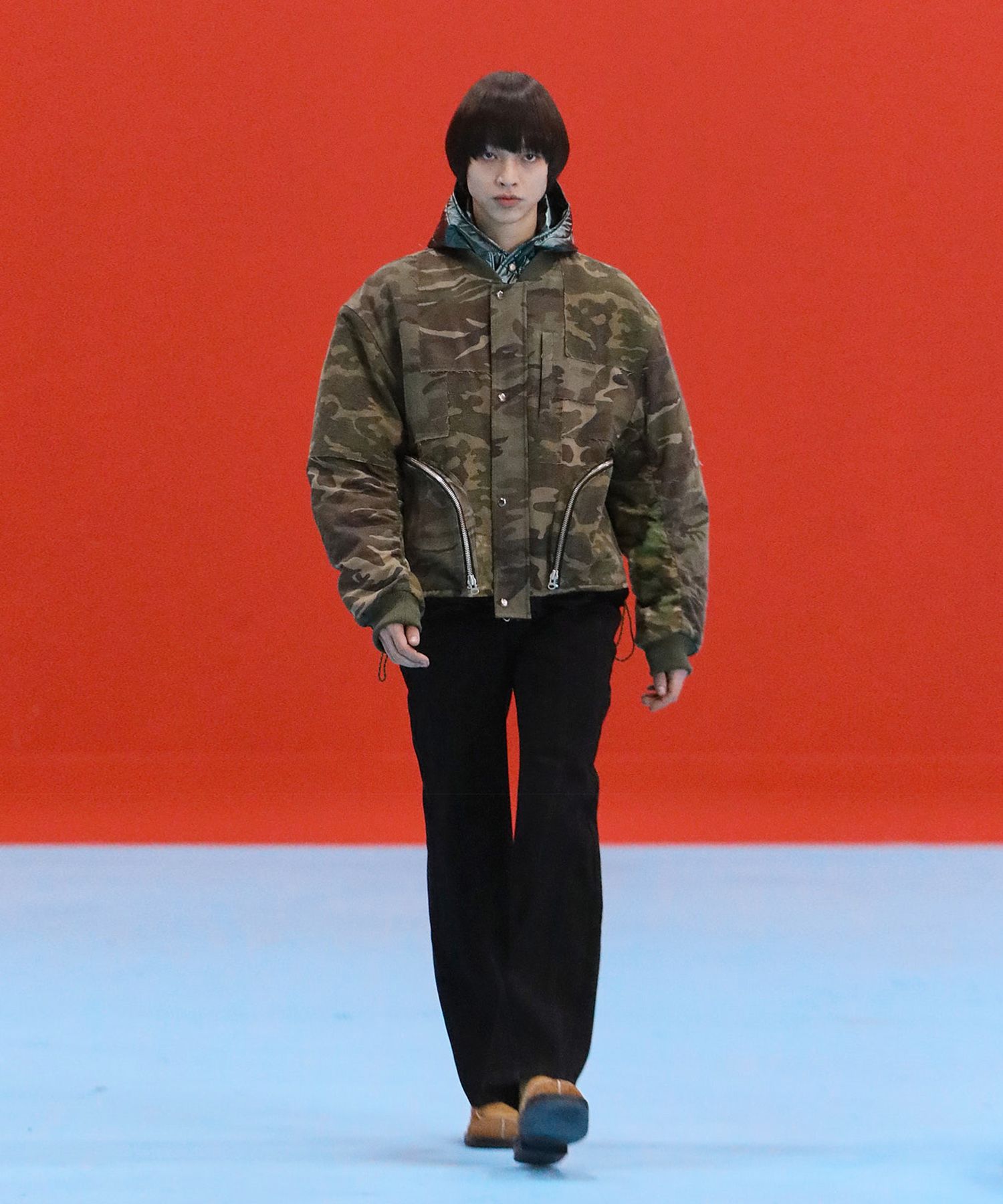 MUSINSA公式 | ANDERSSON BELL Camouflage Patchwork Bomber