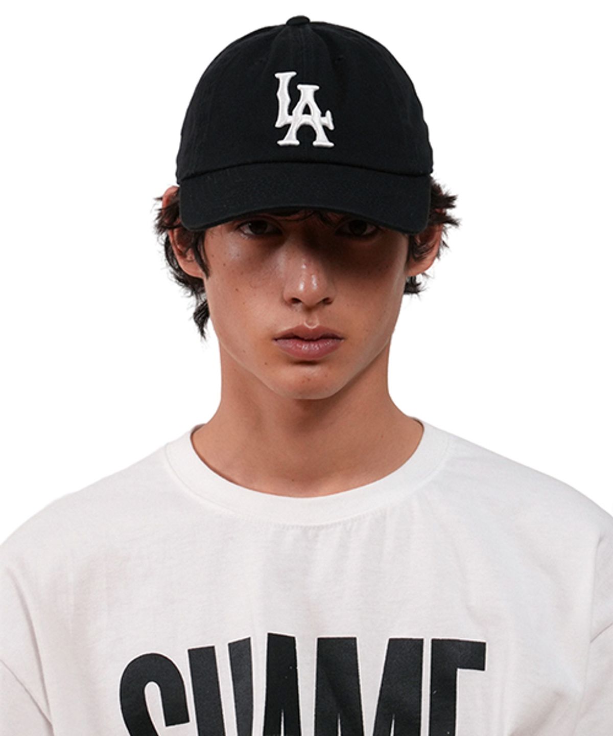 아메리칸니들(AMERICAN NEEDLE) BALLPARK CAP LOS ANGELES - BLACK