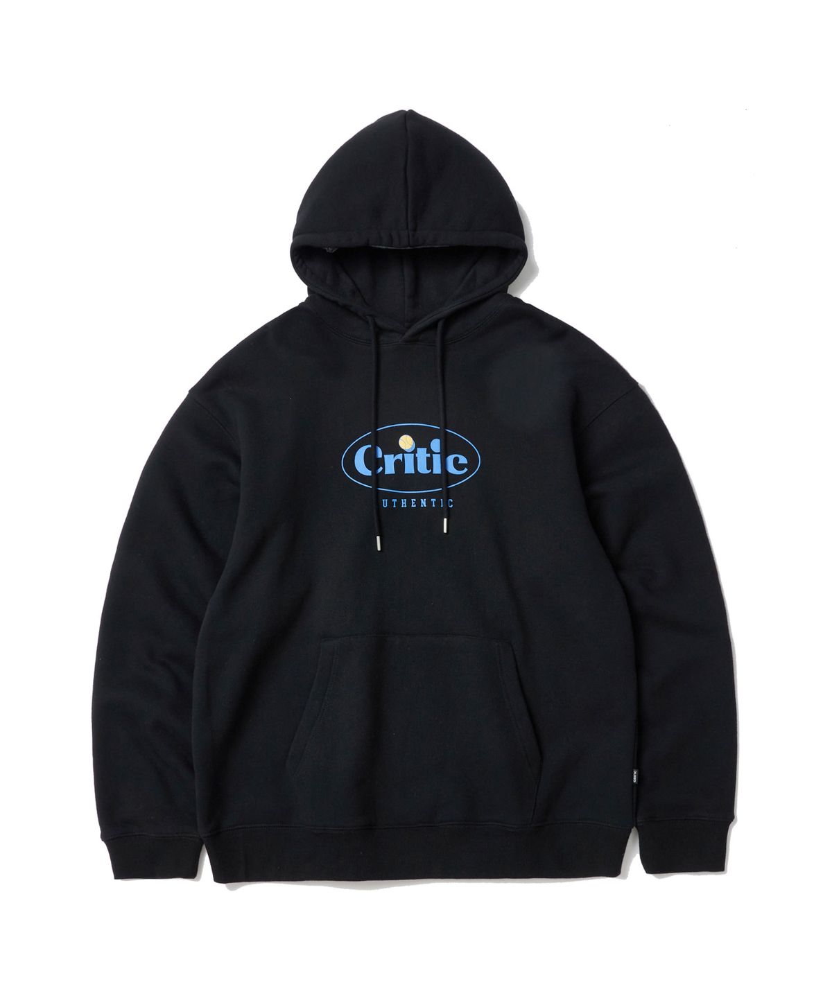크리틱(CRITIC) Circle Logo Hoodie Black