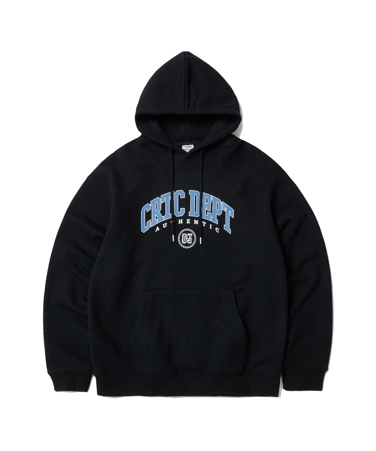 크리틱(CRITIC) College Logo Hoodie Black