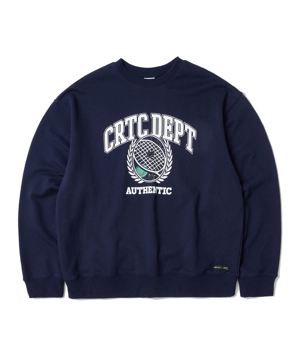 크리틱(CRITIC) Racket Sweatshirt Dark Navy