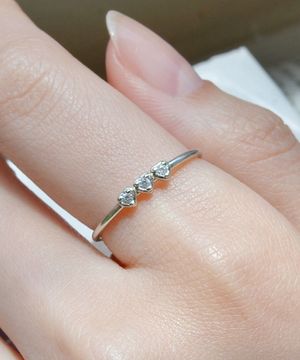 925 Silver Carina Stack Ring/ 카리나