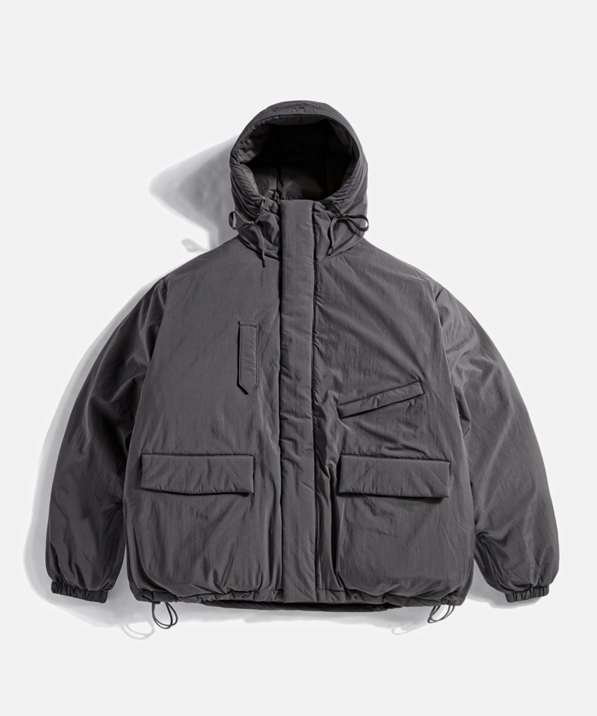 에스피오나지(ESPIONAGE) Dyer Hooded Down Parka Fog