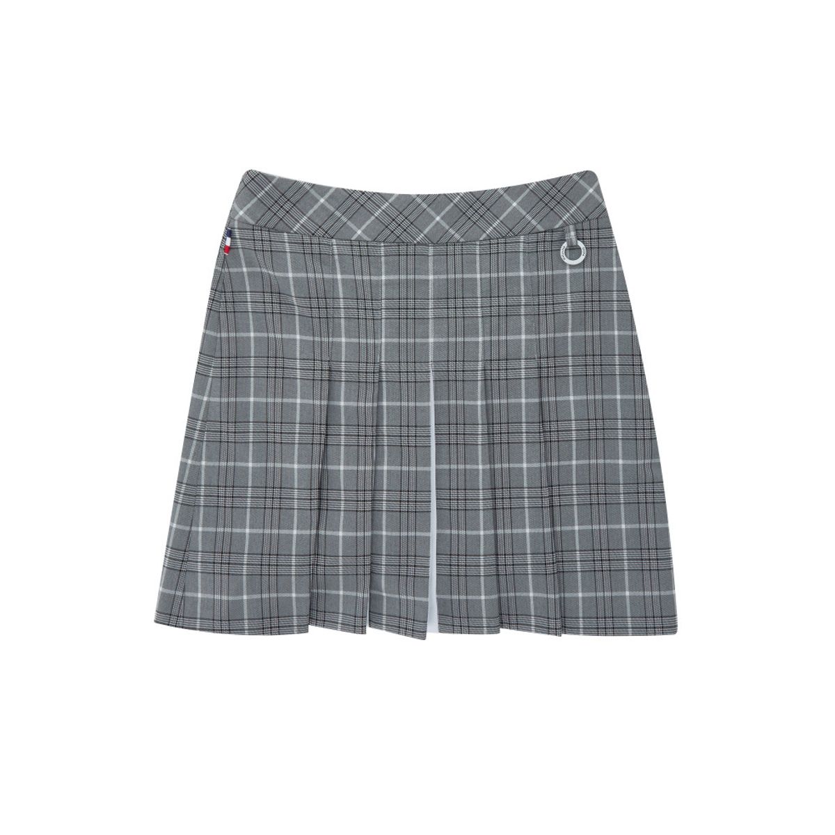 마틴골프(MARTINE GOLF) All Over Check Pleats Skirt_Grey