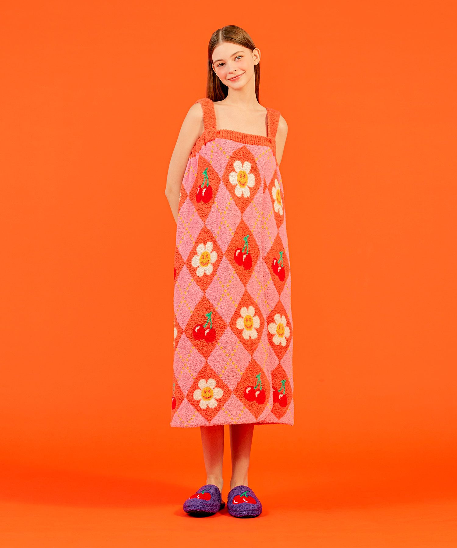 MUSINSA | WIGGLE WIGGLE FASHION Bath Wrap Towel - Smile