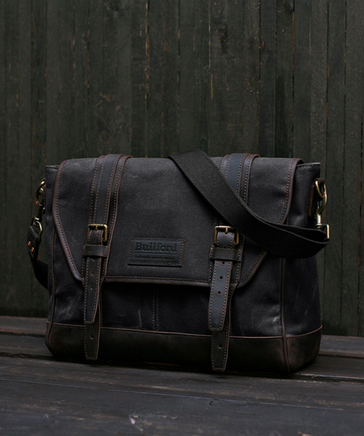 빌포드(BUILFORD) 보헤미안 메신저백 마론그레이(Marron Grey)