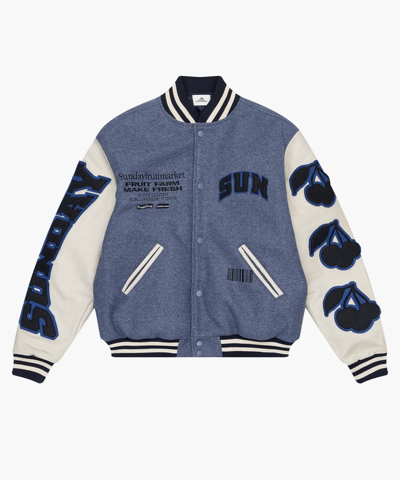 SUNDAY VARSITY JACKET NAVY